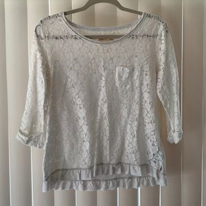 Lace Hollister shirt